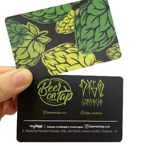 Chip RFID inteligente digital personalizado Tarjeta de membresía con código de barras de PVC Tarjeta de regalo Vip de plástico NFC con código QR - Product Image 4