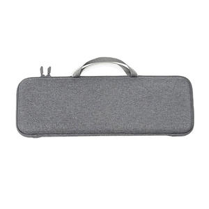 Eway Tragbare EVA-Hartschalen-Tastaturtasche Schwarz 3 Reißverschlüsse Kabellose Bluetooth-Konnektivität Stoßfester Schutz - Product Image 3