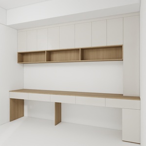 Công suất lớn tích hợp tủ sách máy tính để bàn máy tính bàn đơn giản nhà nghiên cứu bàn cho sinh viên phòng ngủ - Product Image 2