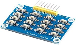 4x4 Matrix 16 Tastatur Tastatur modul MCU Micro computer Development Board 16-Tasten-Lernkarte - Product Image 4