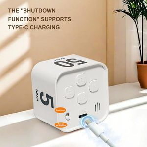 Smart Pomodoro Cube Timer Produktivität studie Visual Timer für Kinder Digital Kitchen Flip Timer