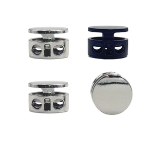 Garment Pig Nose <strong>Elastic</strong> Zinc Alloy Drawstring Rope Stopper Toggle Metal Multiple Spring Cord Lock for <strong>String</strong> - Product Image 1