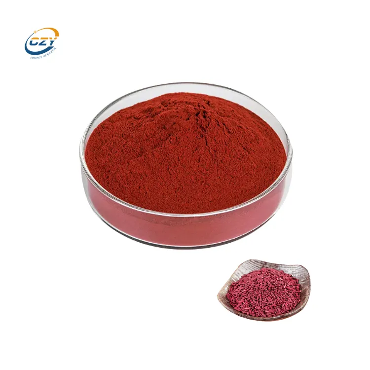 Polvo de extracto de arroz de levadura roja de alta calidad al por mayor pigmento amarillo Monascus