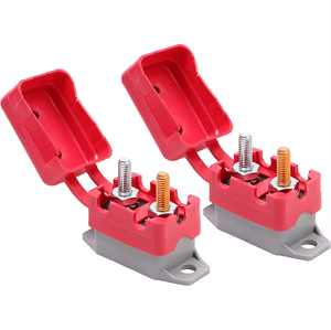 10-50A Amp 12V Auto <strong>Circuit</strong> <strong>Breaker</strong> &amp; Cover Dual Battery Fuse <strong>Automatic</strong> Auto <strong>Reset</strong> - Product Image 3
