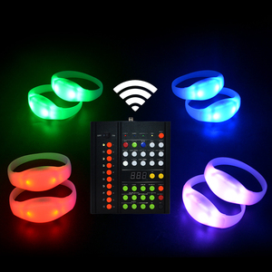 2024新しいSJ-B15 4leds 433 DMXリモコンRGBLEDブレスレットフェスティバル懐中電灯ファブリックLedリストバンドイベント用 - Product Image 6
