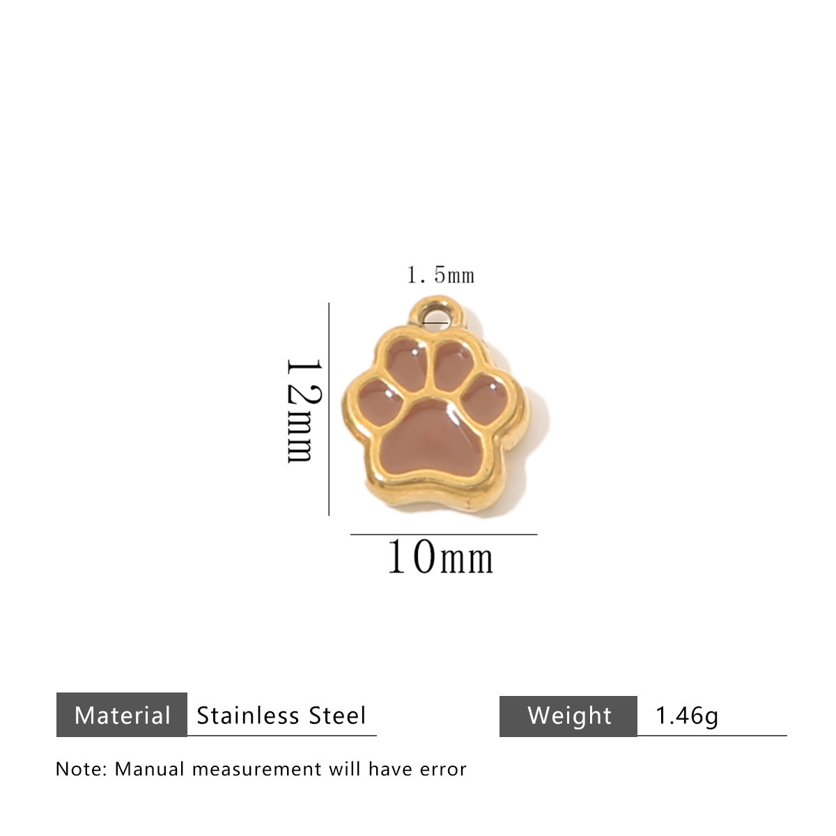 Brown dog paw