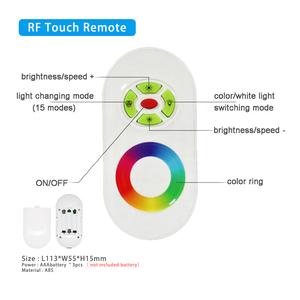 Новый светодиодный RGB контроллер световой полосы DC 12 В/24 В 3 канала 18A алюминиевый корпус высокой мощности RF сенсорный пульт дистанционного управления PWM сигнал Диммер - Product Image 5