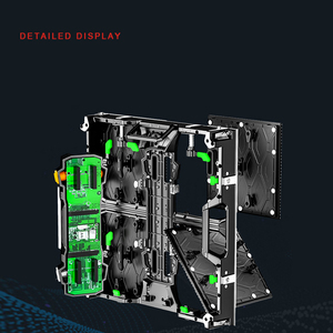 TOPLED text p3 p4 Пиксельная большая вывеска рекламный экран 3d прокрутка shenzhen складной куб 3x2 светодиодный рекламный дисплей - Product Image 4