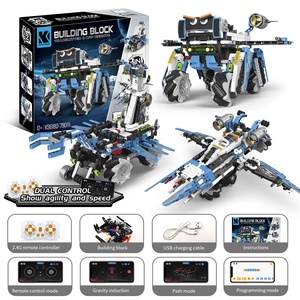 STEM Educational Toys <strong>Programming</strong> Remote Control Electric <strong>Variable</strong> Interstellar Machine Dog Compatible Puzzle Building Block Toy - Product Image 6