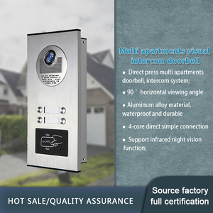 Multi Apartment Building Home Security citofono cablato citofono videocitofono a doppia via - Product Image 6