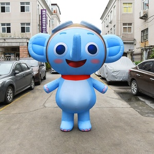 Không thấm nước Oxford vải in ấn di chuyển Inflatable phim hoạt hình đáng yêu Elephant cho quảng cáo trang phục Inflatable nhân vật bức tượng - Product Image 1
