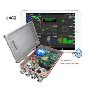 Modbus-Medidor de energía de baja potencia, 2 canales analógicos, GPRS, 3 fases, app, registrador de datos inalámbrico - Product Image 1