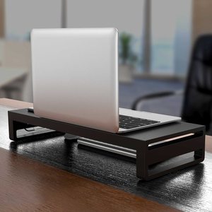 PC Screen Stand <strong>Computer</strong> <strong>Monitor</strong> Riser with Extended USB Port Wireless Charging <strong>Function</strong> for Home Office and Keyboard Storage - Product Image 2
