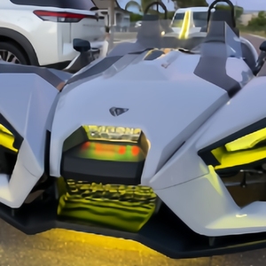 4個のRGBチェイシングミュージックAPPコントロールアンダーグローライトキットPolarisSlingshot用防水LEDストリップ