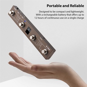 Controlador MIDI inalámbrico BT, controlador de Pedal MIDI, controles de aplicación inteligente, pantalla de visualización Digital, 2 unidades - Product Image 6