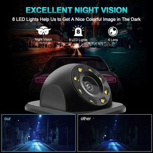 20mm IR Night Vision 140 Degrees Wide Angle CCD HD Car Rear View <strong>Camera</strong> <strong>Dynamic</strong> Trajectory Moving Guide Line Car <strong>Backup</strong> <strong>Camera</strong> - Product Image 3