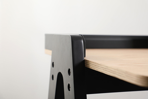 Writing <strong>Computer</strong> Desk Modern Sturdy Office Desk PC Laptop <strong>Notebook</strong> Study <strong>Table</strong> for Home Office - Product Image 6