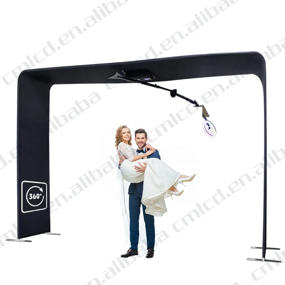 Acheter Top 360 Spinner à tête mobile 360 cabine Photo Machine fête photomaton coque iPad DSLR appareil Photo mariage 360 cabine vidéo sans ferme