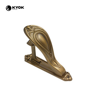 Kyok Thanh Treo Rèm Đơn Giản Cổ Điển Thanh Treo Đôi Thanh Treo Rèm Bằng Vàng Hồng Bằng Sắt - Product Image 6