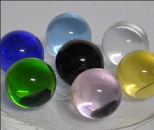 Kristal cam katı lens pürüzsüz yuvarlak top küre renk - Product Image 2