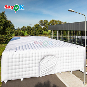 Sayok 10x20 mét trắng bạt PVC mái hiên gian hàng Inflatable Cube lều cho tổ chức sự kiện 200 người - Product Image 1