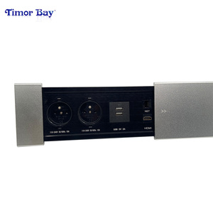 Toma de corriente inteligente para escritorio, enchufe deslizante con USB - Product Image 4