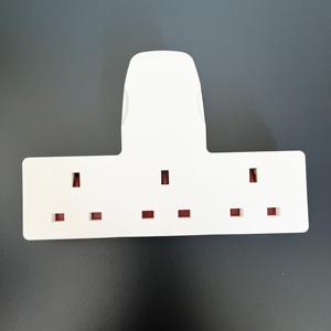 Adaptador de viagem bs1363 ce ukca, adaptador de 3 gang uk com fusível 1a