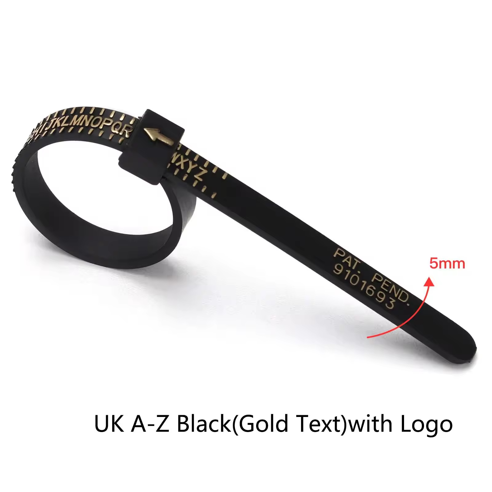 UK A-Z Black(Gold Text)with Logo
