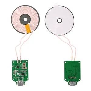 15W高出力ワイヤレス充電送信機ユニバーサルモジュールDC5V/9V/12V入力タイプCインターフェース - Product Image 2