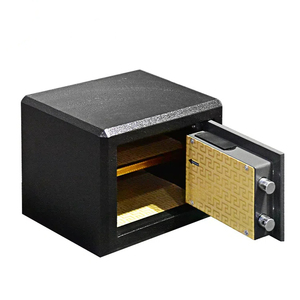 กล่องนิรภัยกันไฟทำจากเหล็กขนาดเล็กพร้อมลายนิ้วมือและกุญแจล็อก - Product Image 2