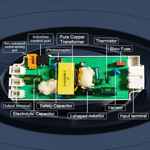 <strong>15W</strong> 1.25A Plug-in <strong>LED</strong> Cabinet Driver Constant Voltage <strong>12v</strong> 24v Dual Output for <strong>LED</strong> Lighting - Product Image 4