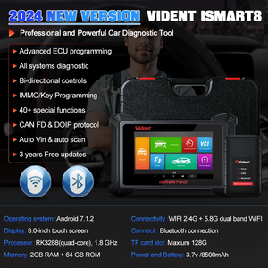 Versione Premium viident ISMART 810 OBD2 Scanner per auto strumenti diagnostici ECU codifica per la programmazione di chiavi professionali DoIP CAN FD - Product Image 4