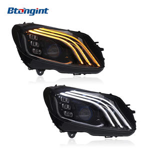 15-19 Mercedes Benz için uygun GLE far takımı W166 modifiye yeni LED gündüz çalışan ışık akışı ışık lensi - Product Image 1