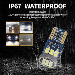 מאמי t10 w5w הוביל נורה נורה 2016 18smd canbus אוטומטי רישיון צלחת פנים מכונית כיפה מפת תא תא מטען חדש אישור אור מצב אור