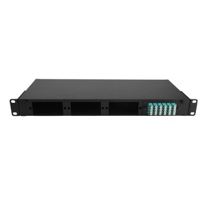 19-Inch 1U Rack Mounted Optic Fiber <strong>Patch</strong> <strong>Panel</strong> with Fixed Splice Tray Box Distribution Enclosure for 4G &amp; 3G <strong>Networks</strong>