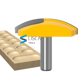 L-N231 1PC 1/2 "chân 12mm chân lớn Bát <span class=keywords><strong>Router</strong></span> <span class=keywords><strong>bit</strong></span>-2.7" bán kính-2-3/4 "rộng chế biến gỗ công cụ cắt - Product Image 2