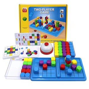 2人用脳色マッチングおもちゃ運動スピード卓上子供用プラスチックボードバトルゲーム - Product Image 1