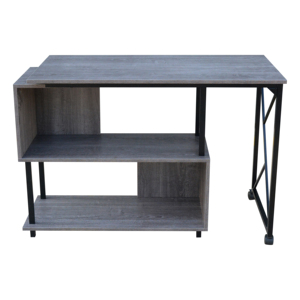 Neue Modelle Maple Cherry Holz Metall Commercial Computer Schreibtisch L-Form Büro Computer Tisch Design - Product Image 2