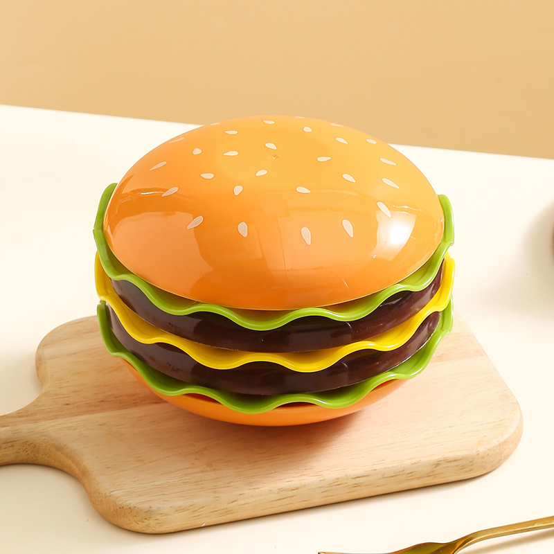 7-layer hamburger plate