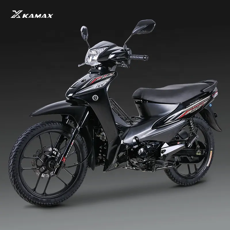 KAMAX yüksek kaliteli 125cc 4 zamanlı HAVA SOĞUTUCU benzinli altıgen motosiklet geliştirilmiş versiyonu dalga bayanlar yavru bisiklet