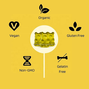 Kenevir yağı kenevir şeker takviyeleri ile besin değeri ve büyük tat yüksek potens meyveli sakızlı ayı - Product Image 5