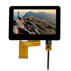 Pantalla pequeña, monitor de pantalla táctil LCD de 4,3 pulgadas/pantalla LCD de 4,3 pulgadas con pantalla táctil capacitiva