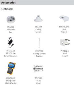 原装DH 5/4/2MP红外圆顶室内IP摄像机IPC-HDBW3541F-AS-S2 IPC-HDBW3441F-AS-S2 IPC-HDBW3241F-AS-S2 - Product Image 5