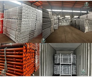 Ajustável Doka Acrow Prop Jack Aço Shoring Usado para Construção Peças de escada & andaimes Push Pull Função