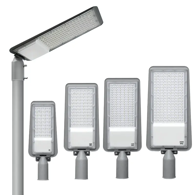 Éclairage public extérieur de haute qualité étanche IP66 lampadaire moulage sous pression en aluminium 50w 100w 150w 200w Dob a mené le réverbère