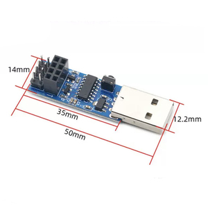 Lorida NodeMcu esp8266 CH340C ESP-01 ESP-01S ESP01 ESP01S WIFI Modul adapter Download Debug CH340C für DIY Kit - Product Image 1