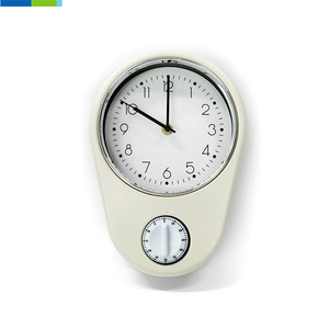 Große quadratische Eisen-Wanduhr mit Quarz-Timer Wohnzimmer und Küche Dekoration Nadel-Anzeige getrennte Kombination - Product Image 4