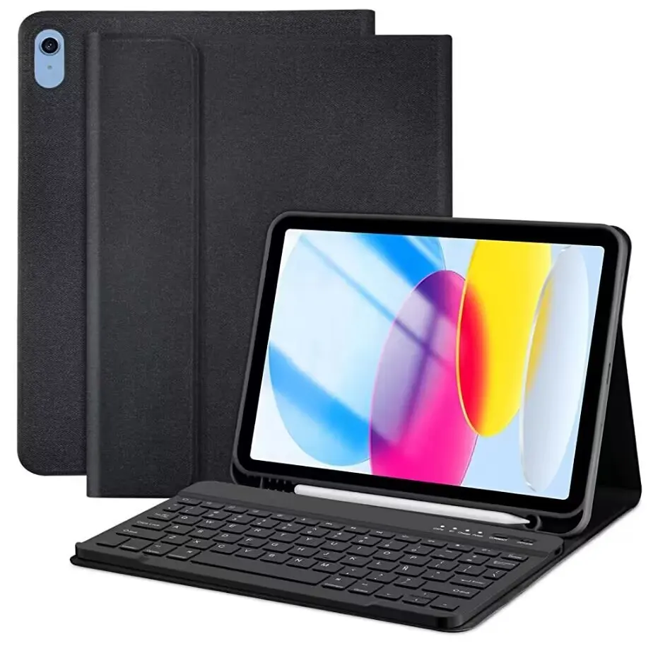 Magic Keyboard Case für iPad 10. Generation 10,9 Zoll 2022 für iPad 10. Generation Case mit Tastatur für iPad 10.2 Case Keyboard