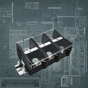 Bloques de terminales fijos TR Series M3 660V 300A con bloque de terminales de tornillo de placa. - Product Image 4