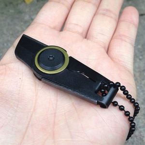 EDC anahtarlık minik küçük katlanır Mini Survival kutusu kesici çakı açık taşınabilir anahtarlık fermuar bıçak - Product Image 3